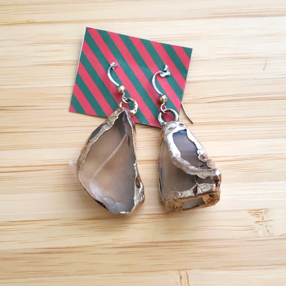 Geometric Statement earrings